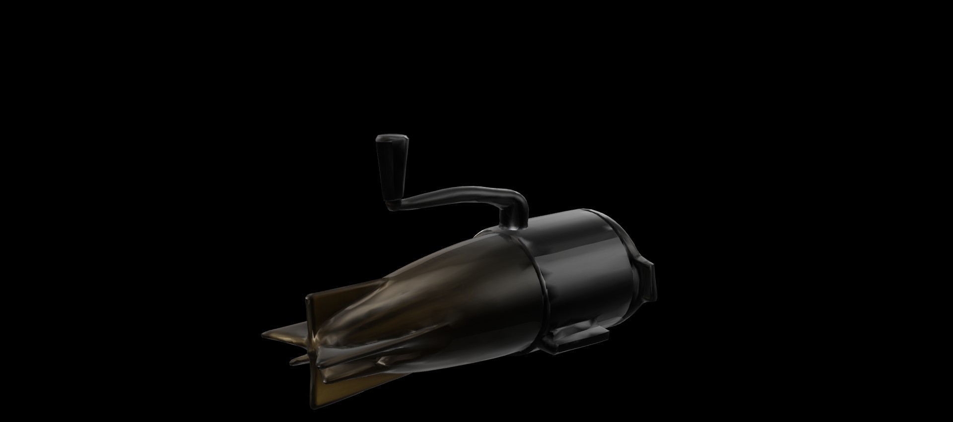 Metal and plastic ice crusher